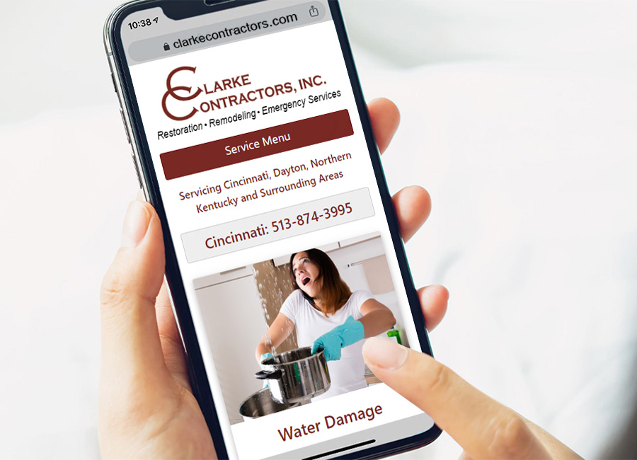 Clarke Contractors Website